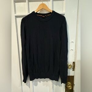 BOSS Men's Dark Crewneck Sweater